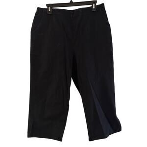 White Stag Black Cropped Pants size 1X